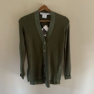 Gretchen Scott Cotton Blend Knit Cardigan